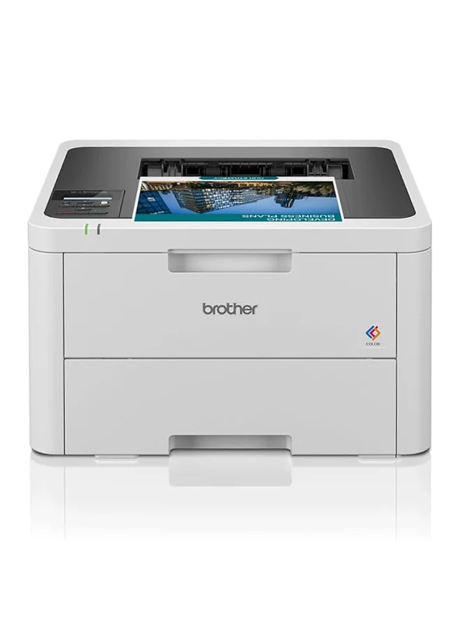 Premium Wireless Colour LED Printer Single Function A4 Document Printing (Grey, 1 Unit) 2yltu