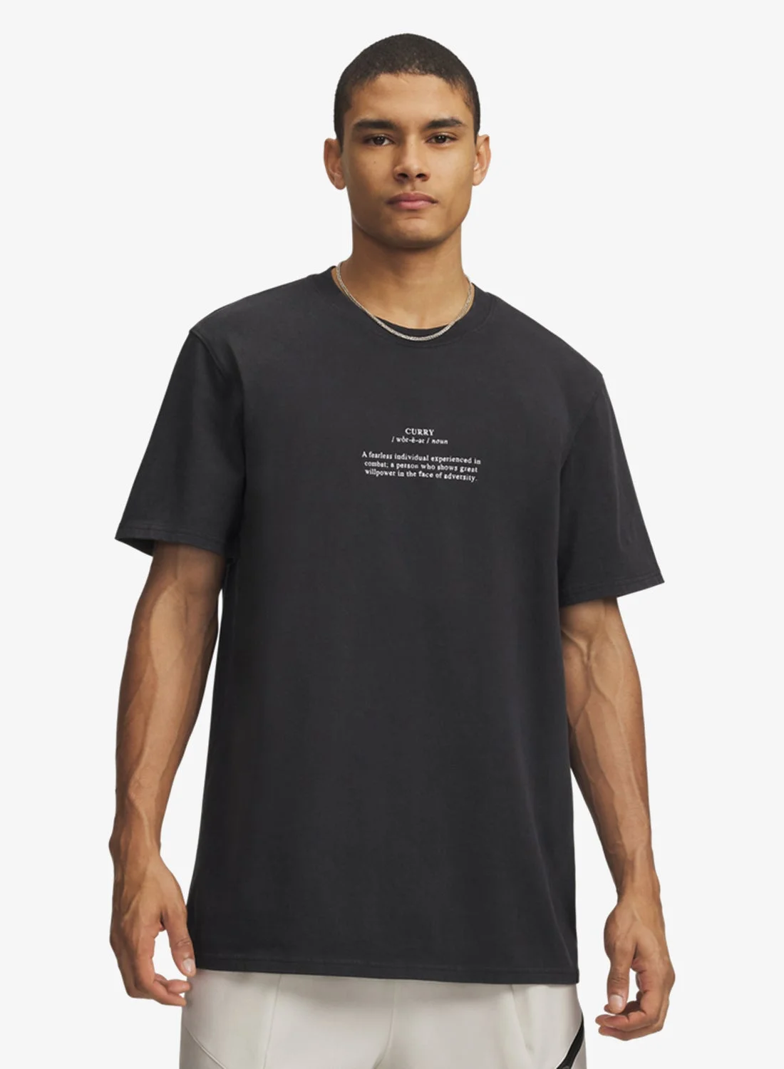 Athletic Logo Graphic T-Shirt Premium Cotton Crew Neck Casual Apparel for Men (Black, Large) alb7f