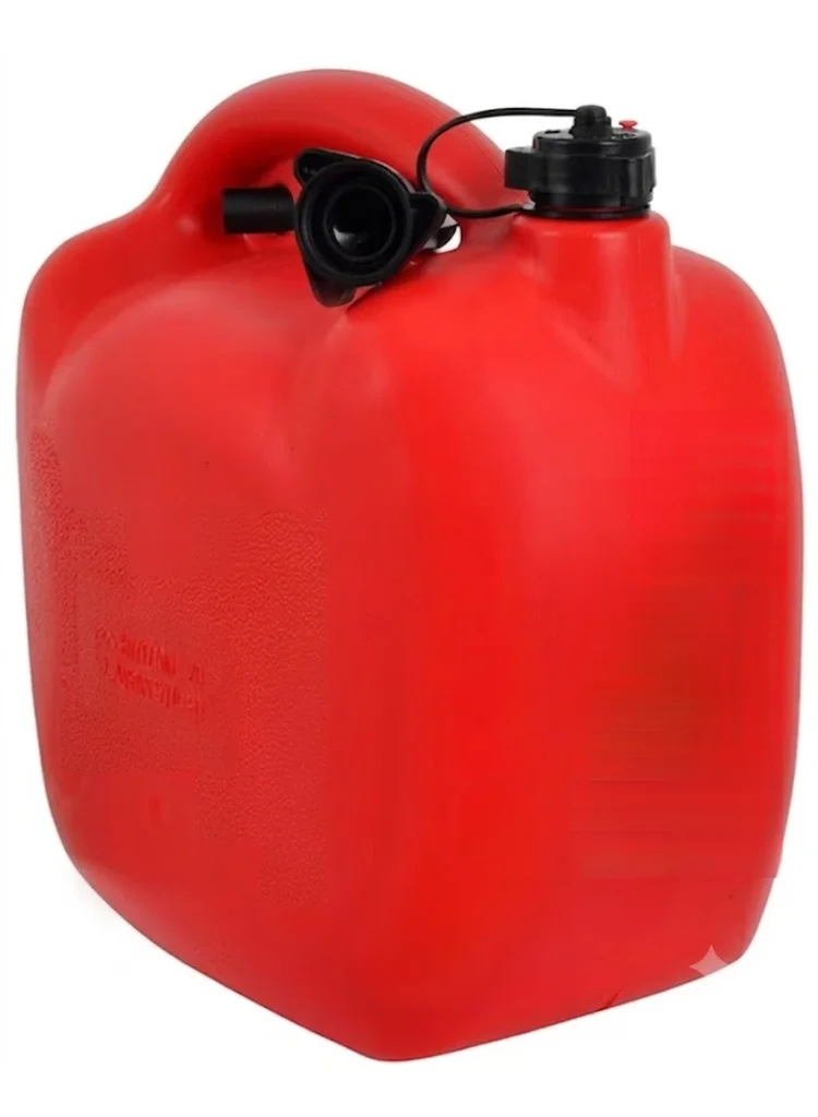 Premium Fuel Storage Container Heavy Duty Petrol Diesel Tank for SUV Motorcycle and ATV (Red, 10 L) 2xy88