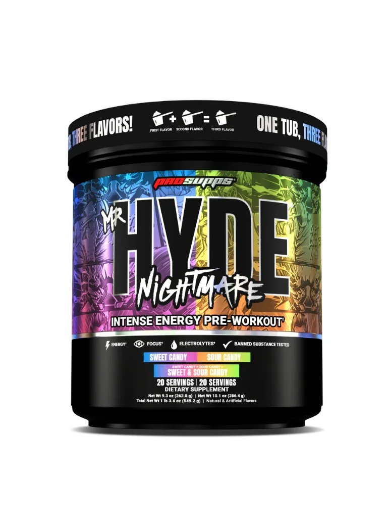 ProSupps Mr. Hyde Nightmare Pre-Workout Energy Formula (Sweet and Sour Candy, 40 Servings) s2dnz