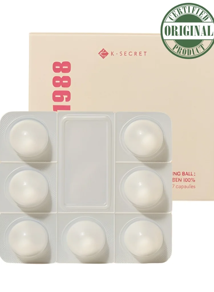 K-SECRET Boosting Ball with Pure Collagen 35mg for Skin Elasticity and Hydration (35mg) gg1mb