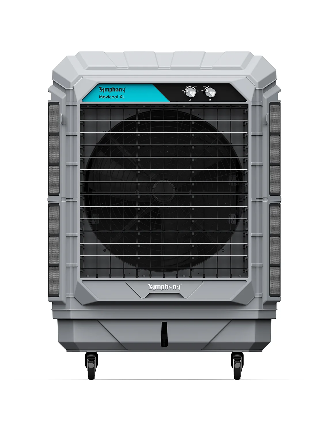 Symphony Commercial Evaporative Cooler High-Performance Air Cooling System with 26m Air Throw (Grey, 100 L) xsqpb