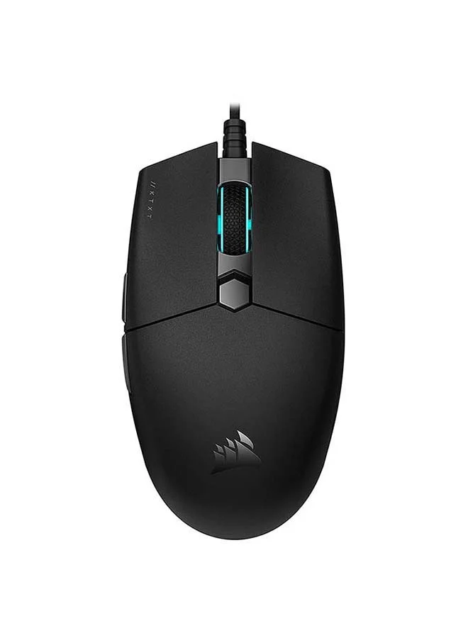 Premium Ultra-Light Optical Wired Gaming Mouse with RGB Backlit LED and 12400 DPI Precision (Black) 9wgjn