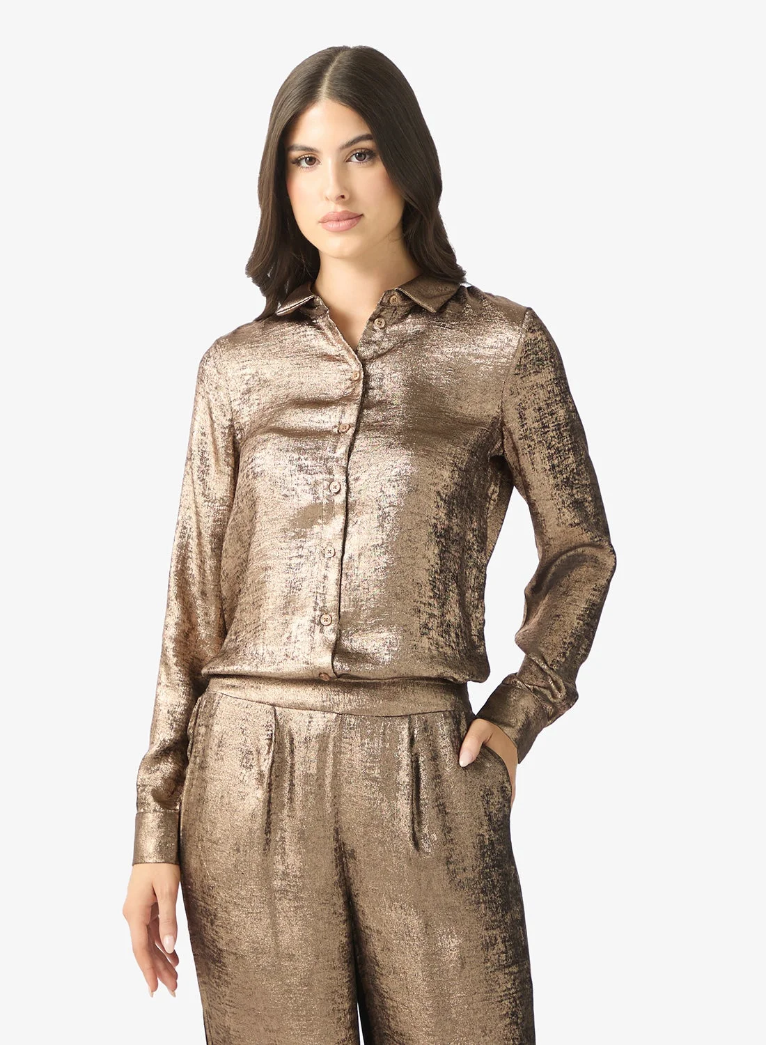 Vero Moda Long Sleeve Shirt Premium Casual Blouse for Women (Solid, Medium) t6gck