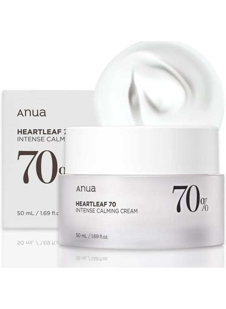 Anua Heartleaf Calming Cream for Soothing Hydration and Skin Barrier Care (50 mL) uo61g