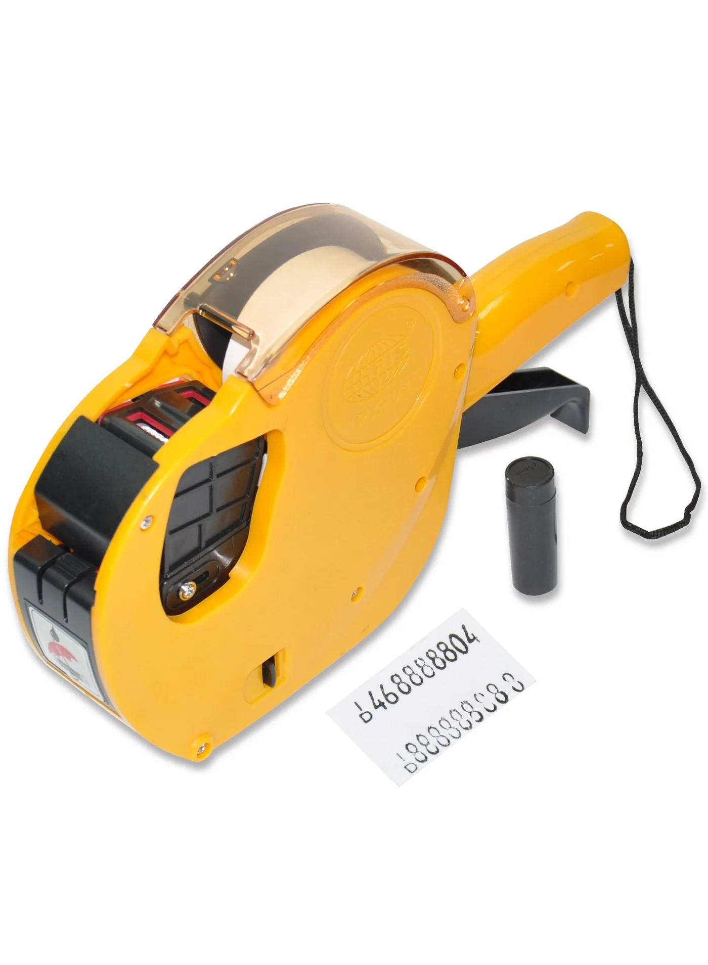 FIS Price and Date Labeling Machine 2-Line Printing (Yellow, 1 Unit) avjq3