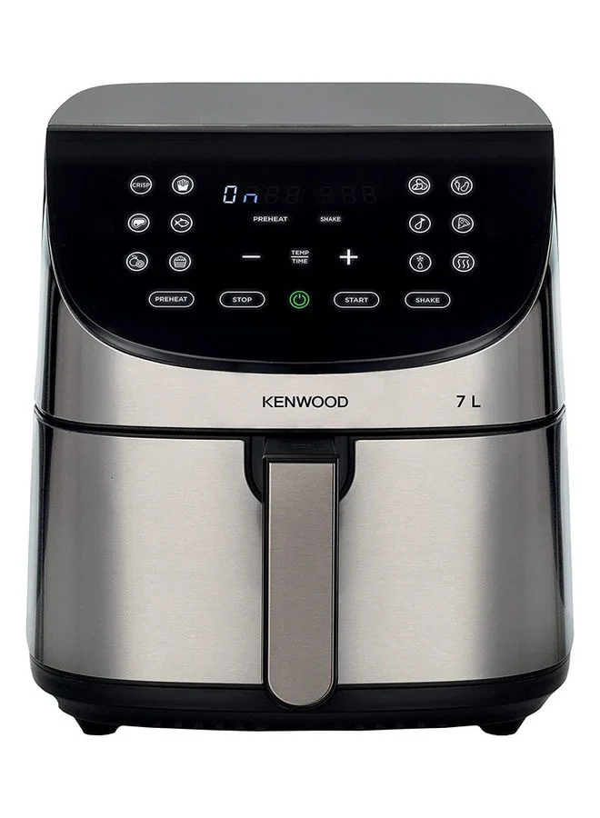 KENWOOD Digital Air Fryer XXXL Premium Hot Air Circulation Oven for Frying Grilling Roasting and Baking (Silver, 7 L) vravr