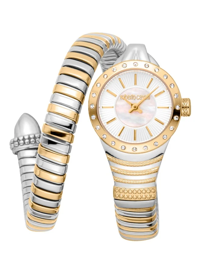 Premium Analog Quartz Watch Stainless Steel Bracelet (For Women, Silver Tone) 6v6s2
