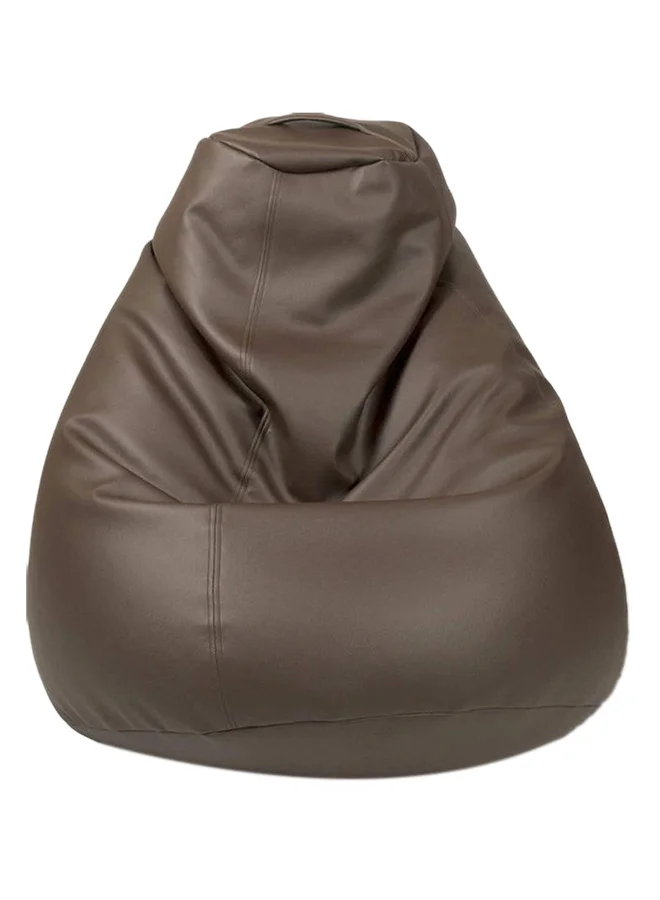 Home Canvas High Back Bean Bag Chair Premium Ergonomic Seating (Brown, 110 x 80 x 110cm) nnr8s