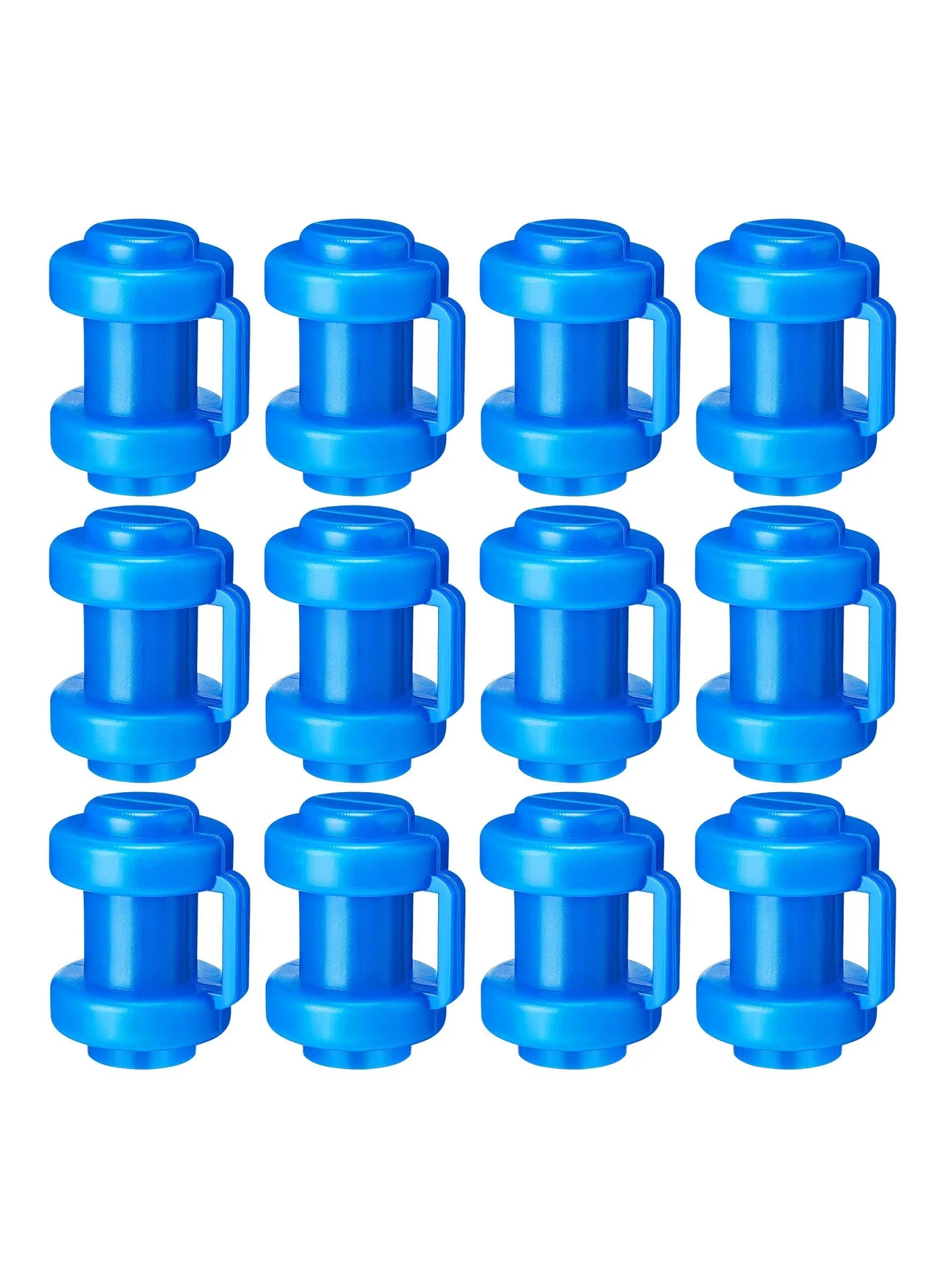 Y&D Trampoline Pole Caps Enclosure Replacement Safety Accessories (0.98 Inches Diameter, 12 Pack) 5m1se
