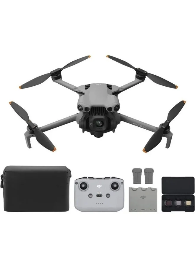 Premium 4K Aerial Photography Drone with Omnidirectional Obstacle Sensing and 3-Battery Fly More Combo (Grey, 1-Inch CMOS) 88tqo