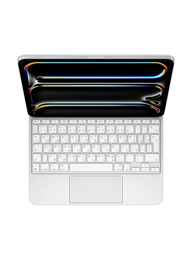 Premium Smart Wireless Keyboard Case for 11-Inch Tablet (White, 11-Inch) iv177