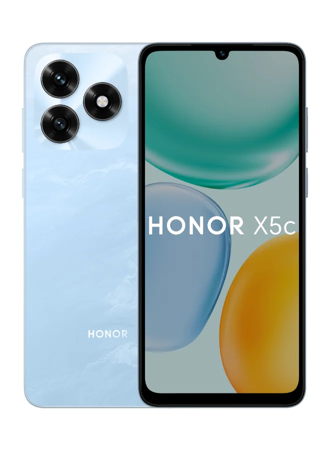 X5c 4G Dual SIM Smartphone (4GB RAM, 64GB Storage, Tidal Blue) - Middle East Version 70wmx