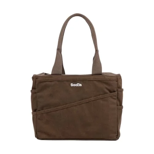Soolla Studio Pottery Tool Bag Craft Storage Organizer (Coffee Bean, 30 Pockets) uxs9y