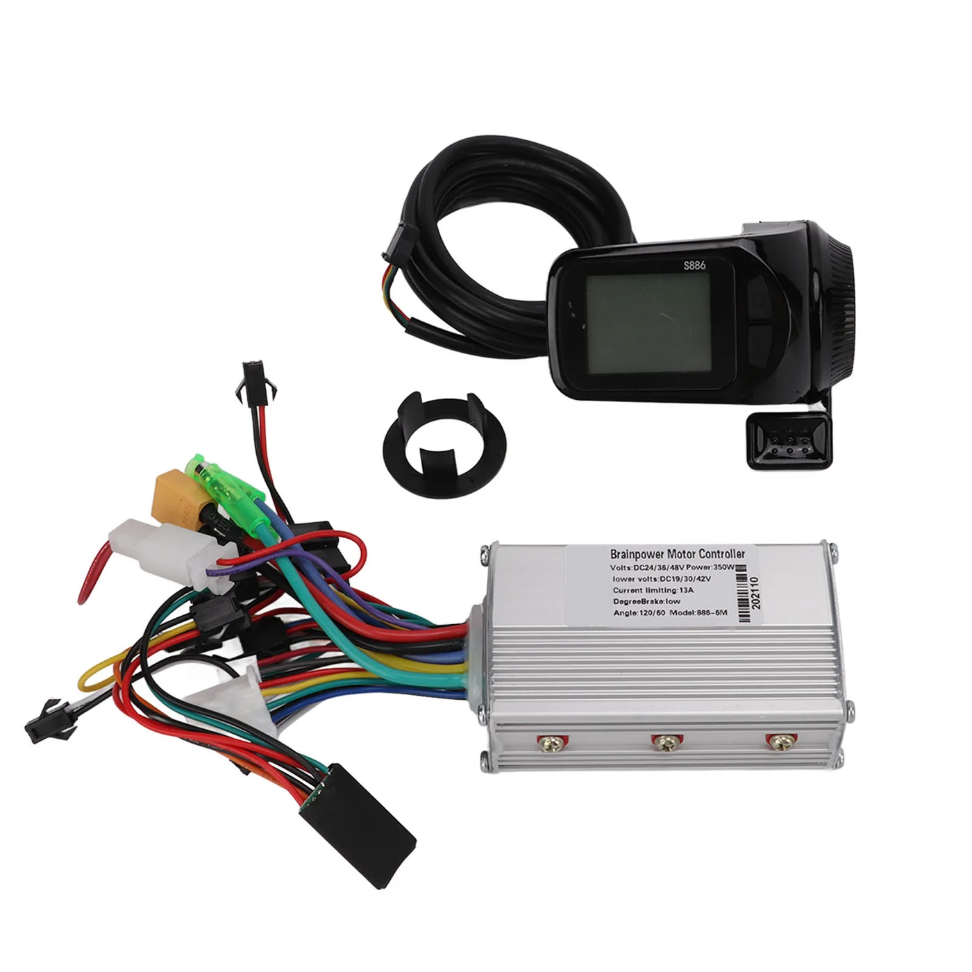 Universal Brushless Motor Controller 350W with LCD Display for Electric Bike and Scooter (24V/36V/48V) 7czql