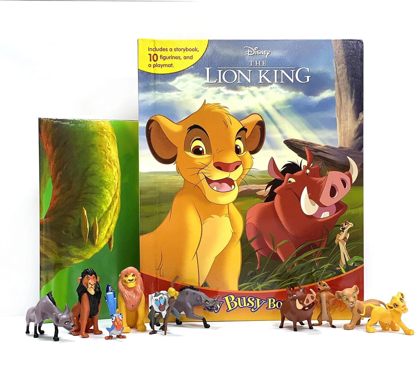 Interactive Storybook Activity Set with 10 Animal Figurines and Playmat (Kids, 1 Set) wwb51