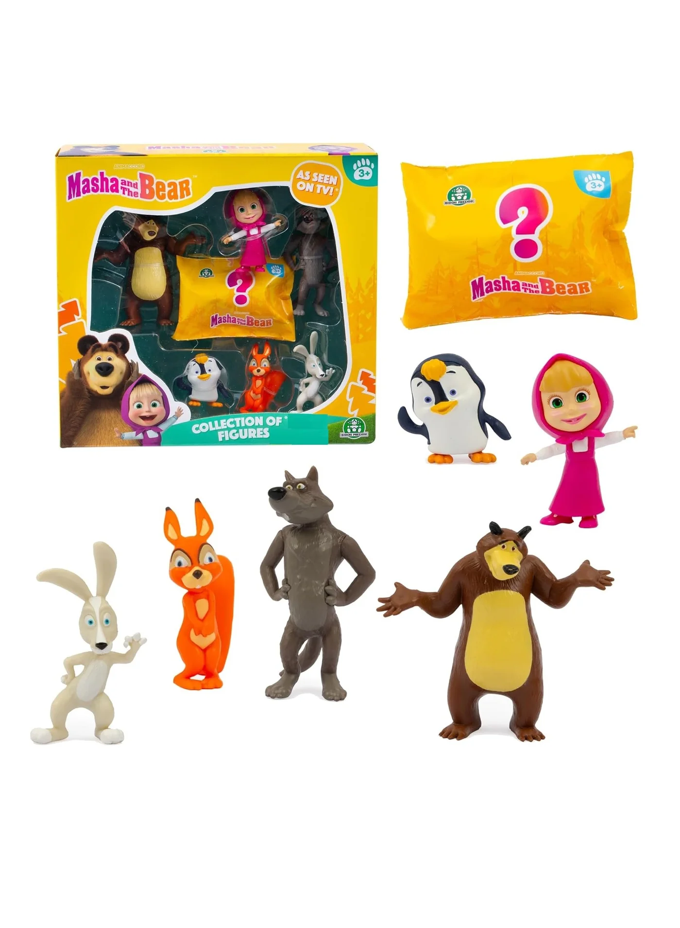 Animated Series Character Figures Multipack (7-Piece Set) Premium Collectible Toys for Kids rgjk0
