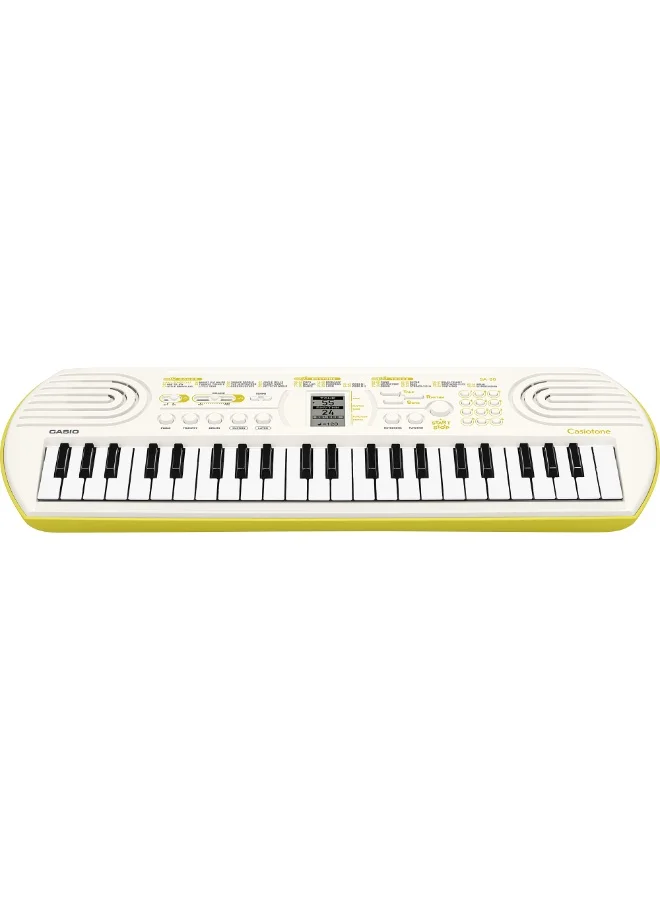 Premium Mini Electronic Keyboard 44 Keys Portable Musical Instrument for Beginners (White) hgufd