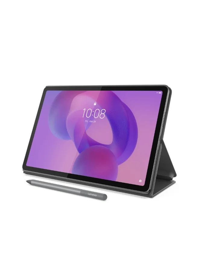 Premium 11-Inch Tablet 8GB RAM 128GB Wi-Fi with Stylus and Folio Case (Grey, 11 Inch) k75b6