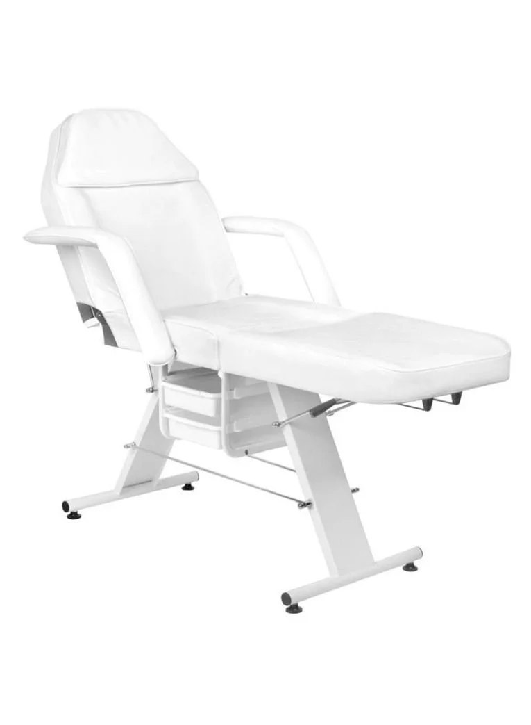 LA PERLA TECH Adjustable Facial Massage Bed Premium Salon Spa Chair (White, 180 cm) mjb6w