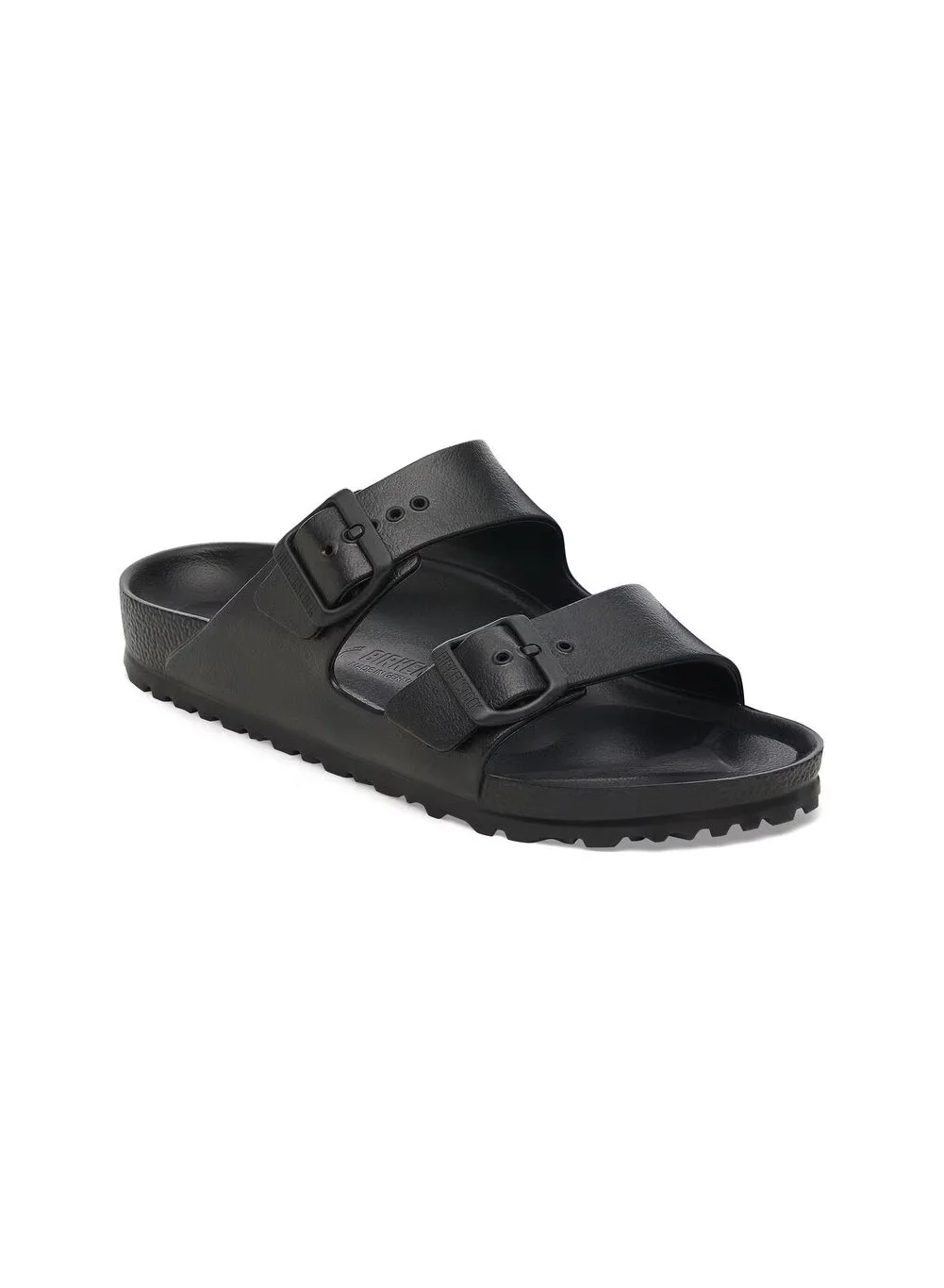 Premium Unisex Two-Strap Sandals Adjustable Buckle Footwear (Brown, 42 EU) imnro