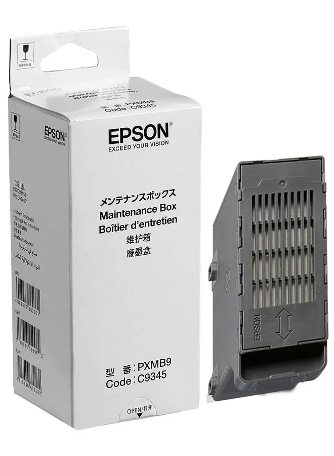 Premium Ink Maintenance Box Chip C9345 for Office Inkjet Printers (Black, 1 Piece) gxgm2