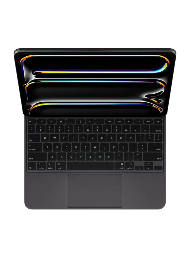 Premium Smart Tablet Keyboard Case with Integrated Trackpad and Function Row for 13-inch Pro Tablets (Black, 13-inch) vn4pw