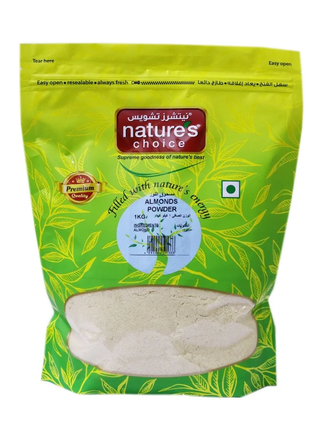 Nature's Choice Premium Almond Powder (1 kg) - Natural Fine Ground Nut Flour for Baking and Cooking 5psiz