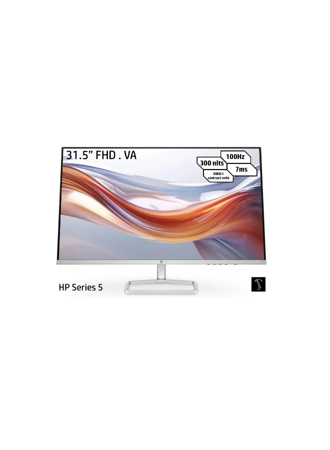 Premium 32-Inch FHD VA Monitor 100Hz Refresh Rate Tilt Adjustable Display (Black, 81.28 cm) jxt9s