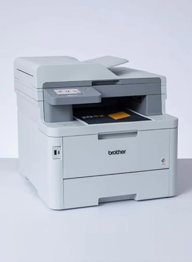 Professional Color LED Laser Printer Wireless High-Speed Office Document Printing (White, 30 ppm) w7g6l