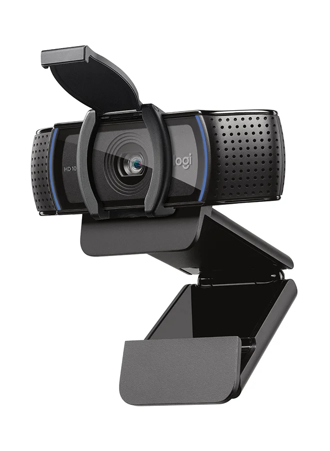 Premium Full HD Pro Webcam 1080p High-Resolution Streaming Camera with Privacy Shutter (Black) y5oqc