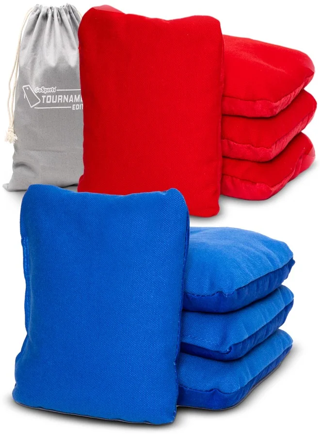 Premium Dual-Sided Cornhole Bean Bags Set (Slide & Stop Professional Tournament Grade, 8-Pack) vhzwi