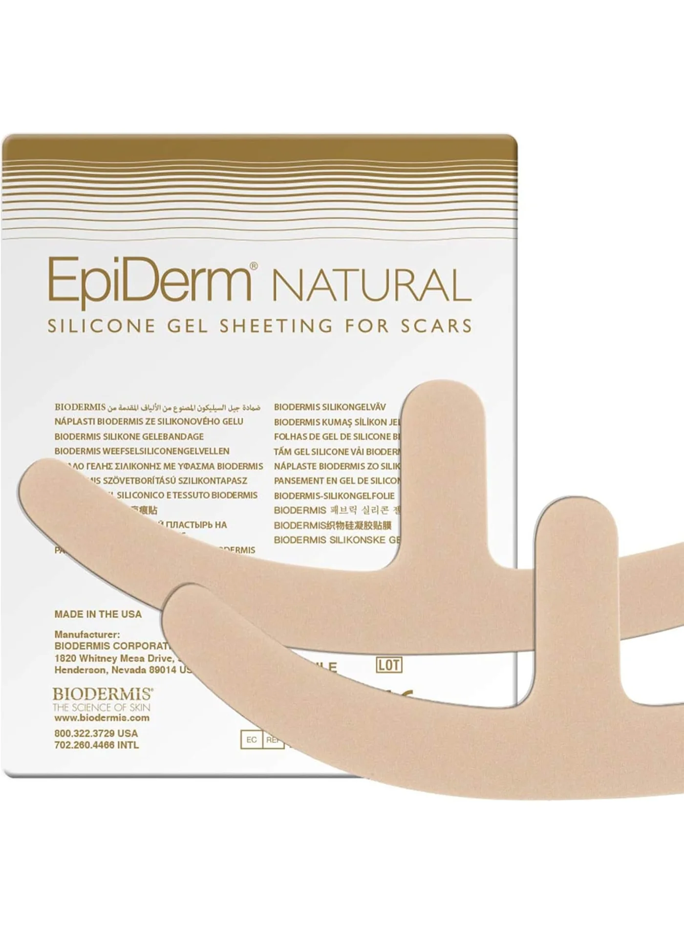 PROSIL Silicone Scar Sheets for Mastopexy (Natural) (1 Pair) uh1nu