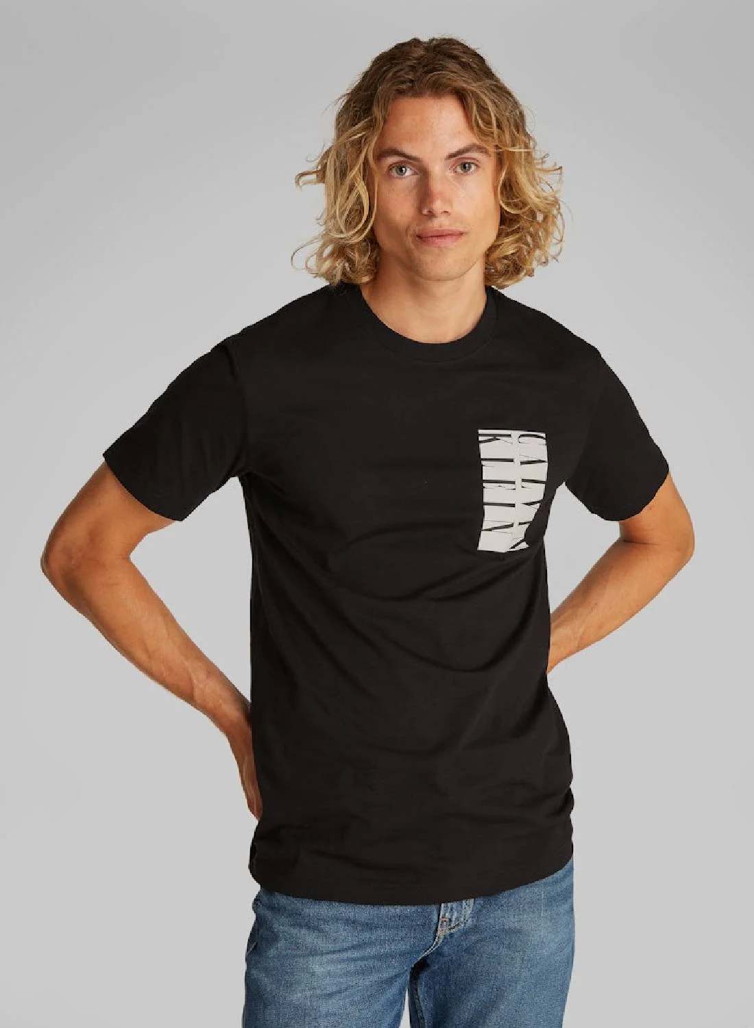 Premium Graphic T-Shirt Casual Crew Neck Short Sleeve Cotton Tee For Men (Black, Large) b7hq6