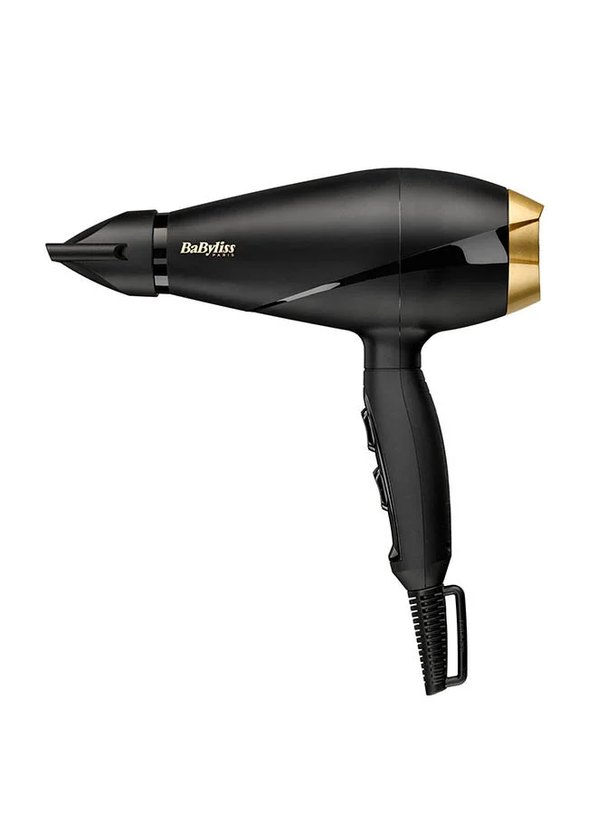 Professional Salon Hair Dryer 2000W High-Speed AC Motor with Cold Shot Function (Black, 2.8m Cord) t2doa