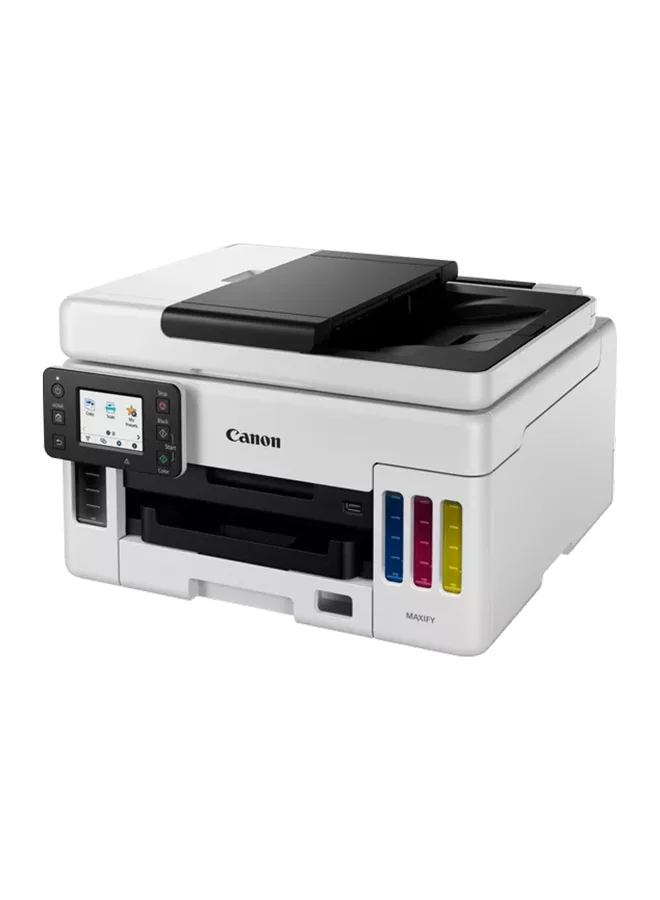 Premium Wireless 3-in-1 MegaTank Inkjet Printer High-Yield Office Document Solution (White, A4) 9ijkr