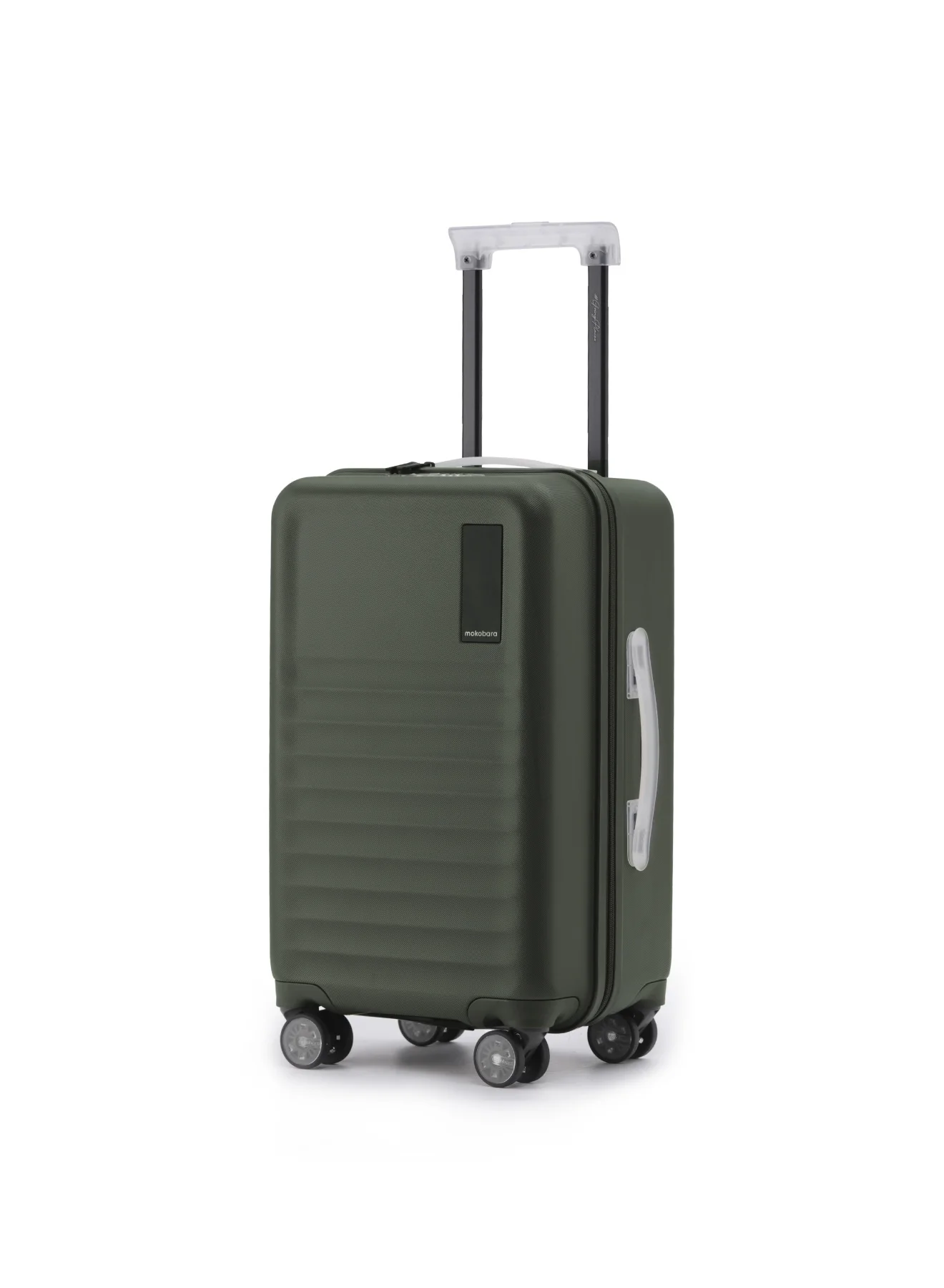 Premium Hardshell Cabin Luggage Trunk with TSA Lock and 8 Silent Wheels (Olive, 40L) rq6pp