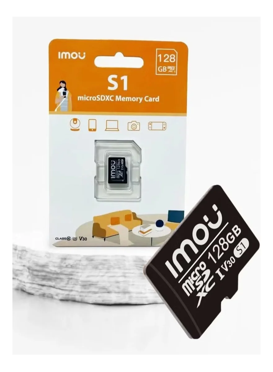 Premium High-Endurance microSDXC Memory Card (Class 10 U3 V30, 128 GB) for Smartphones, Cameras, and Drones cxlmk