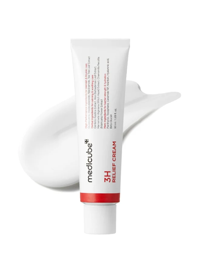 Premium Hypochlorous Acid 3H Relief Cream Soothing Hydrating Barrier Repair for Sensitive Skin (50 mL) j5y39