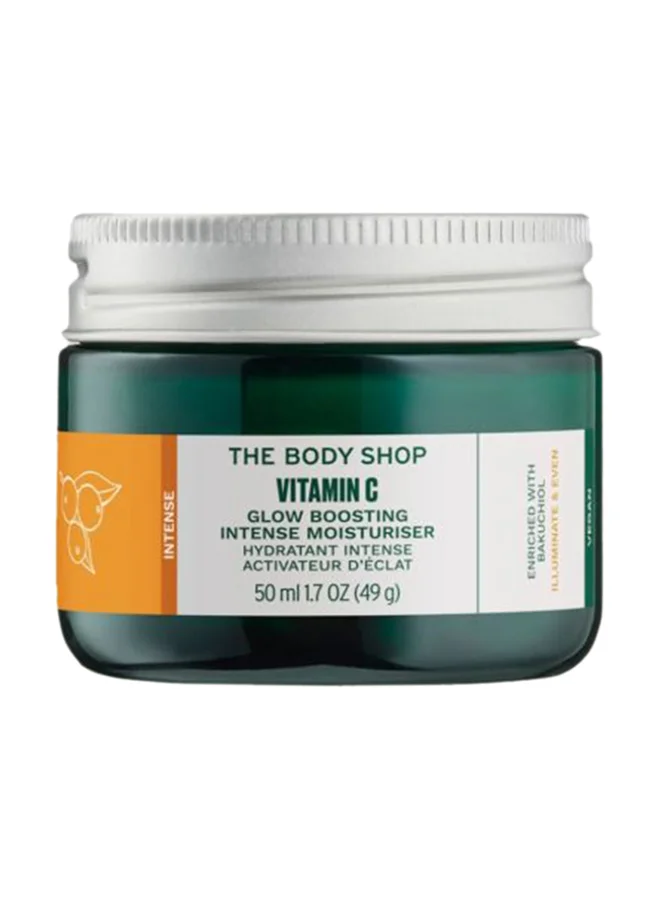 THE BODY SHOP Vitamin C Glow Boosting Intense Moisturiser Face Cream with Squalane & Bakuchiol for Radiant Skin (50 mL) cxu1u