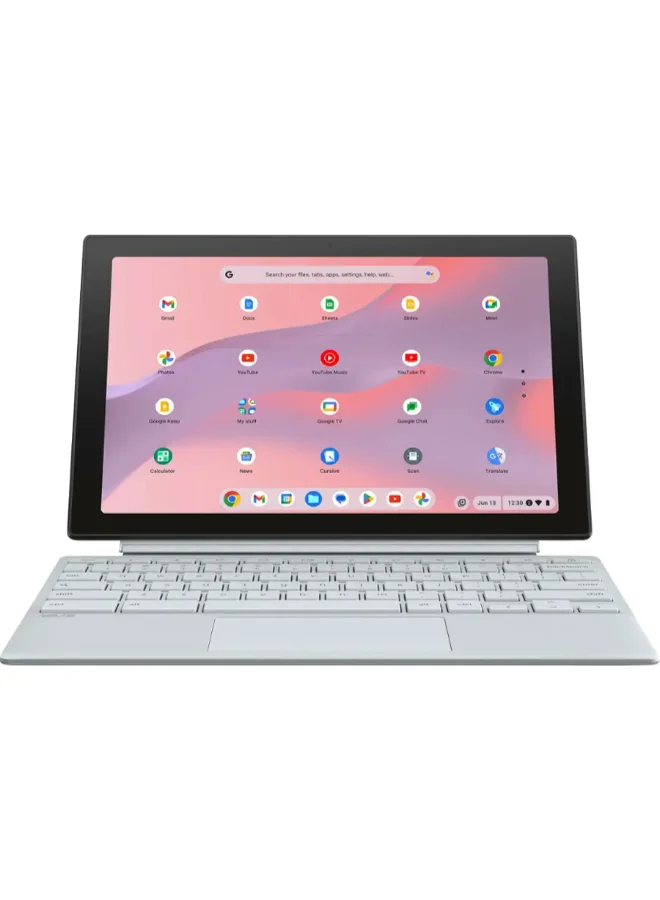 Premium Detachable Laptop 10.5-Inch Display Octa-Core Processor 4GB RAM 64GB Storage Chrome OS (Silver, 10.5-Inch) r9lil