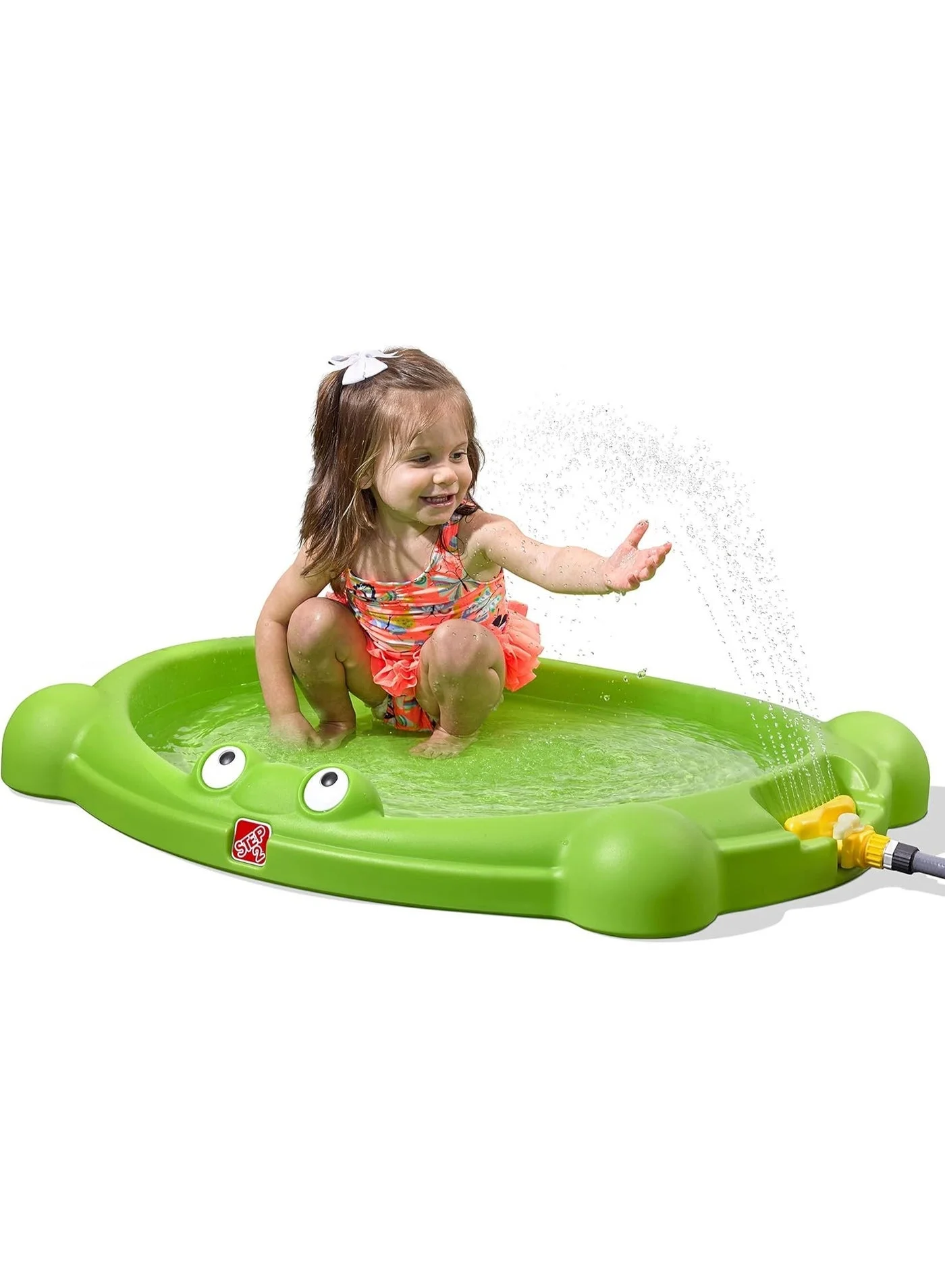 Premium Water Bug Splash Pad and Sprinkler for Kids Outdoor Play (Green, 150 cm) e0do1