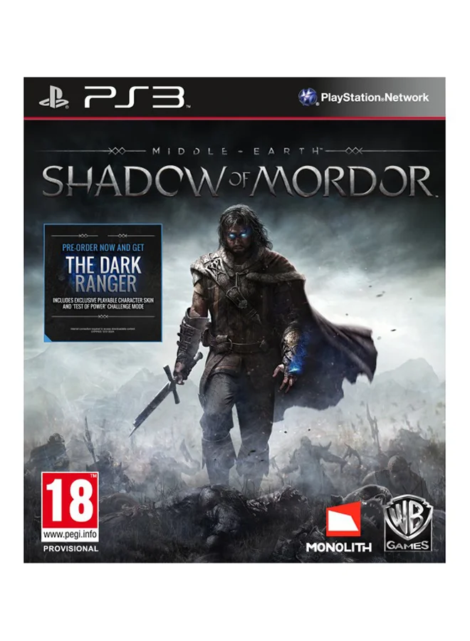Middle Earth Shadow of Mordor Action Adventure Game (Premium Edition for Console Gaming) 1u13v