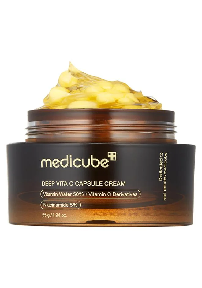 Medicube Deep Vitamin C Golden Capsule Face Moisturizer (Clear, 55 g) 8sf2c
