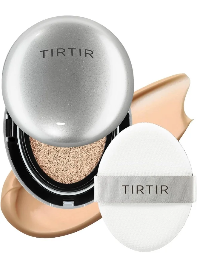 TIRTIR Mask Fit Aura Cushion Foundation Long-Lasting Radiant Finish (Cool Beige, 18g) gpslz