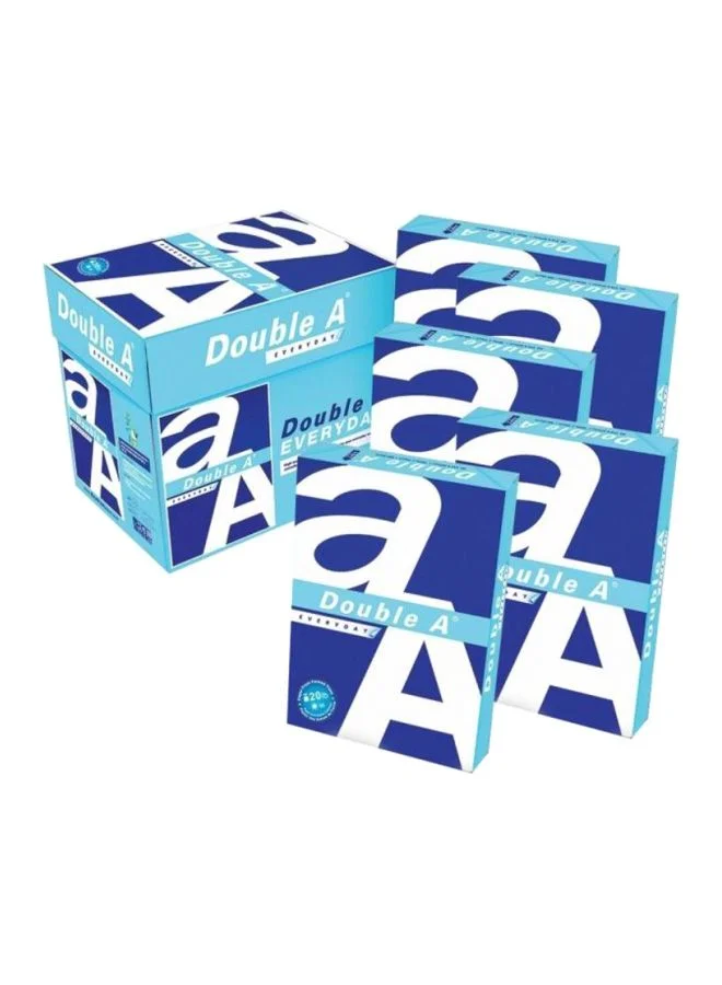 Premium A4 Printing Paper Sheets (500 Sheets per Pack, 5 Pack Set) High-Quality Office Stationery for Laser and Inkjet Printers fg65v