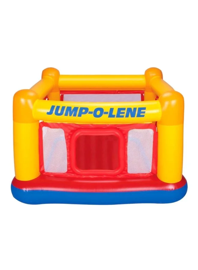 Premium Inflatable Bouncer Play House for Kids Durable PVC Construction (174 cm x 174 cm x 112 cm) owkxs