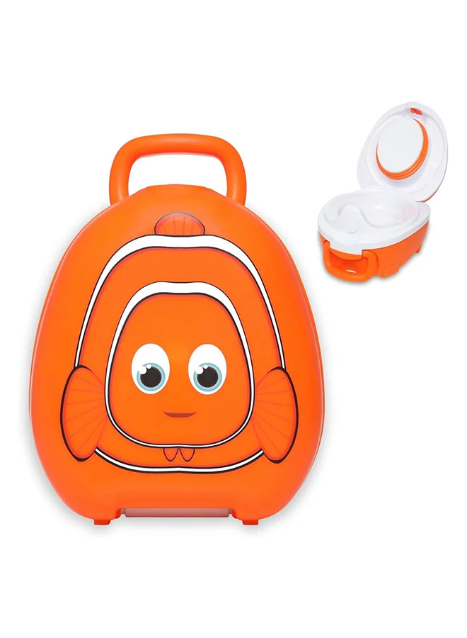 Portable Toddler Training Toilet Seat Clownfish Design (Lightweight, Leak-Proof) bl22r