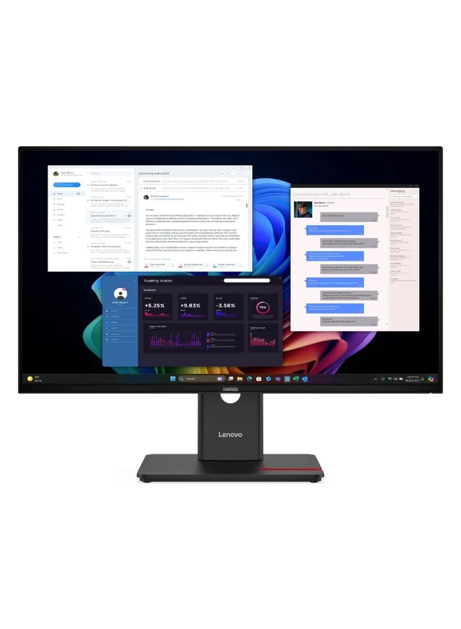 Premium 27-inch 4K UHD Computer Monitor IPS Display with USB-C 100W Power Delivery and Ergonomic Stand (Black, 27-inch) cb08r