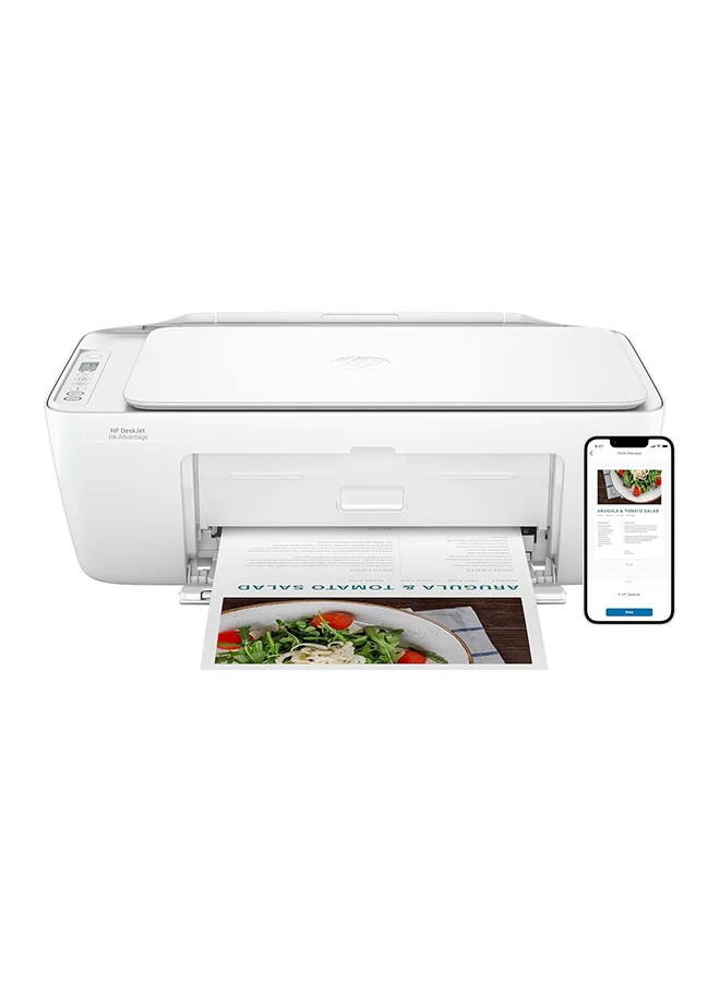 Premium All-In-One Color Inkjet Printer Home Office Document Scanner (White) p0bcx